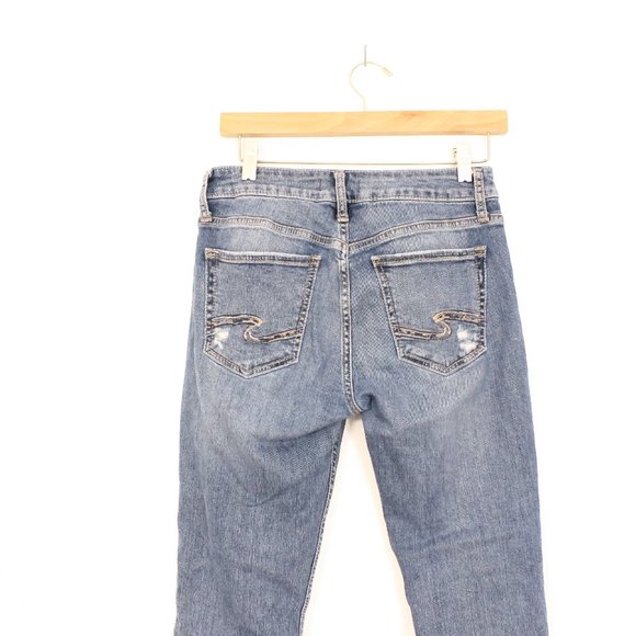 *Silver Jeans Co. Avery Slim Leg Indigo - Picture 6 of 6